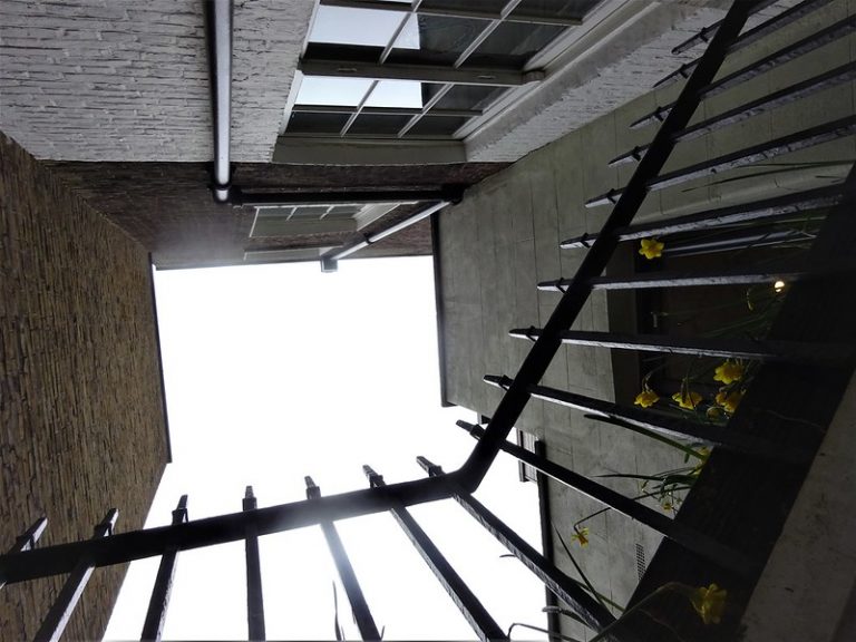 View from the basement of the Charles Dickens Museum (formerly his house) on Doughty Street, London